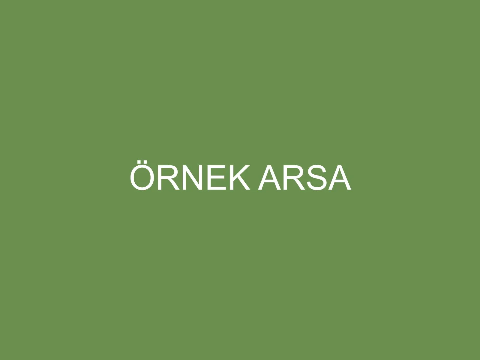 ÖRNEK - Satılık İmarlı Arsa