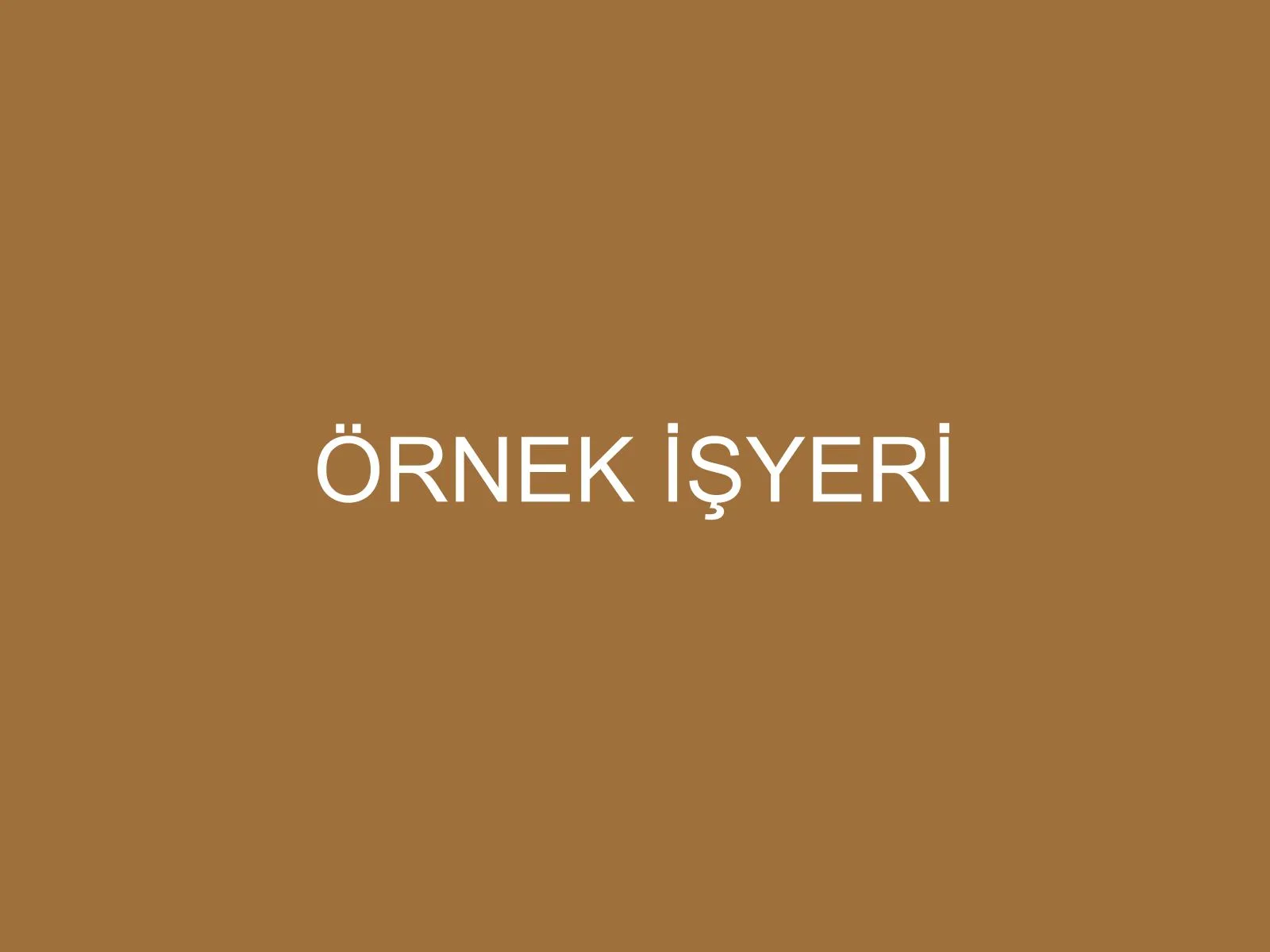 ÖRNEK - Kiralık Dükkan