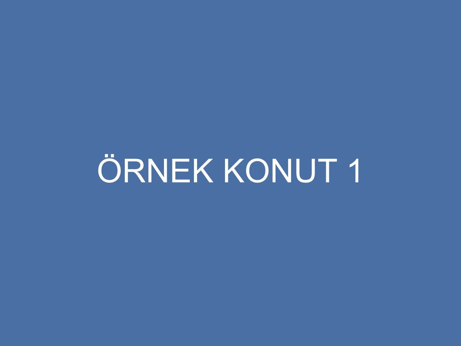 ÖRNEK - 3+1 Satılık Daire